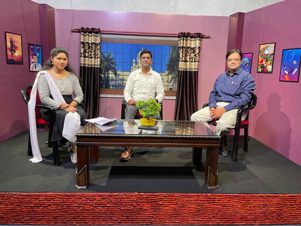 Doordarshan Program on depression with Dr. Prashant Shukla 